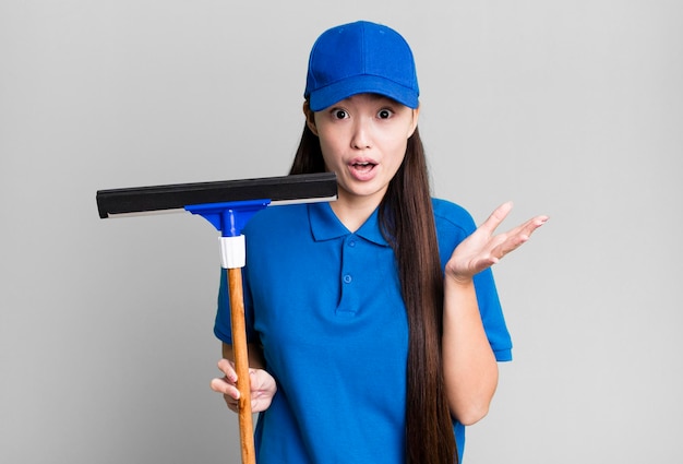 Professional office environment with eco-friendly cleaning approach and natural elements